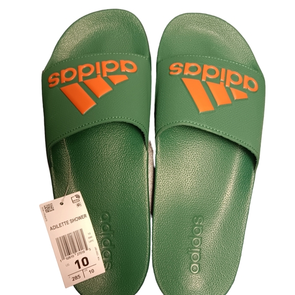 ADIDAS Unisex Adilette Shower Slides Mens Size 10, Women’s Size 11. - Picture 3 of 5